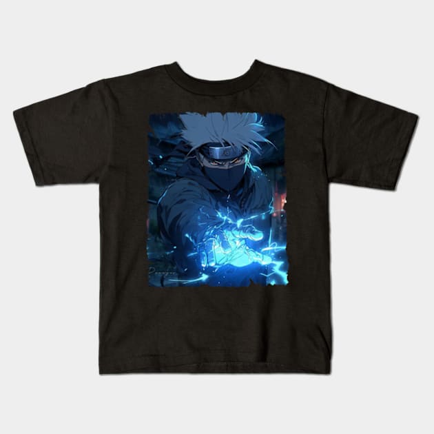 HATAKE KAKASHI MERCH VTG Kids T-Shirt by xsmilexstd